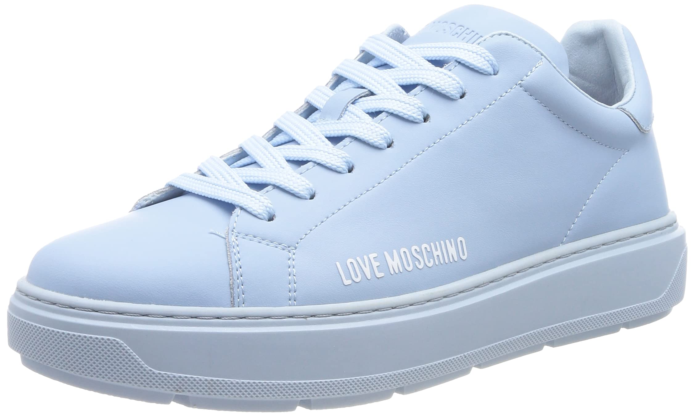 Love Moschino Damen Ja15304g1gia071239 W.Sneakers, hellblau, 39 EU