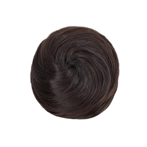 Haarteil Haargummi Space Bun, 2 Stück, Mini-Klauen-Clip for Anklipsen von unordentlichen Katzenohren, künstliche Haarknoten-Extensions, Perücken-Accessoire, Donut-Hochsteckfrisur, Haarteile for Frauen