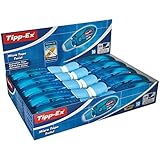 Tipp-Ex Korrekturroller Micro Tape Twist mit Schutzkappe, 8m x 5mm, 10er Pack, Ideal für das Büro, das Home Office oder die Schule