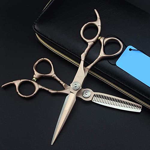 Friseur-Set, professionelle Haarschneideschere, Heißhaarschere, Friseurschere für den Friseursalon, Flatcut 6 Zoll