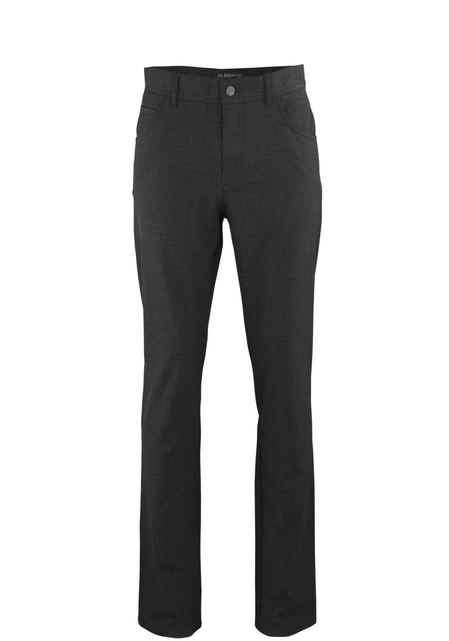 Alberto Herren Hose Stone Modern Fit Ceramica® Dressy Pants, Größe:W36/L34;Farbe:anthra melange