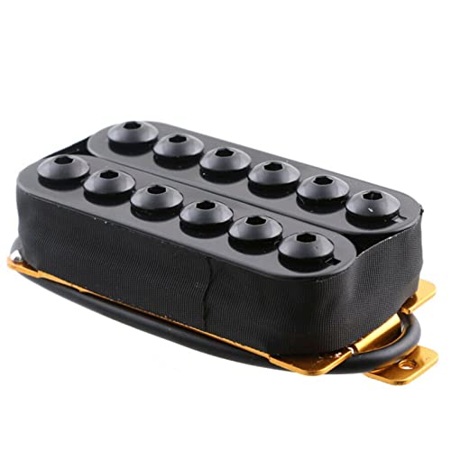 ZENGXUE 6 String Humbucker Doppelspule Pickup Hals Bridge Set Für St Lp. Elektrische Gitarre Humbucker Tonabnehmer Set (Color : Bridge 52cm)