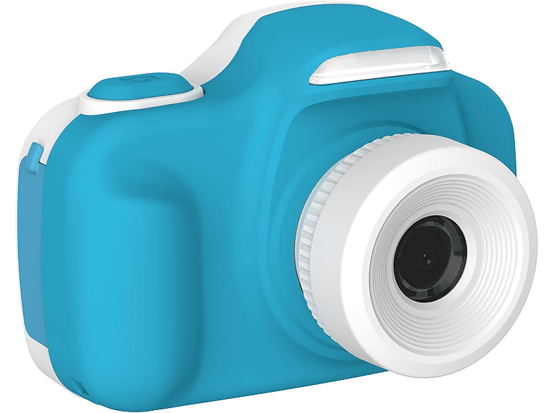 MYFIRST Camera 3, mit Schutzhülle Kinder Digitalkamera Blau, 2 Zoll IPS