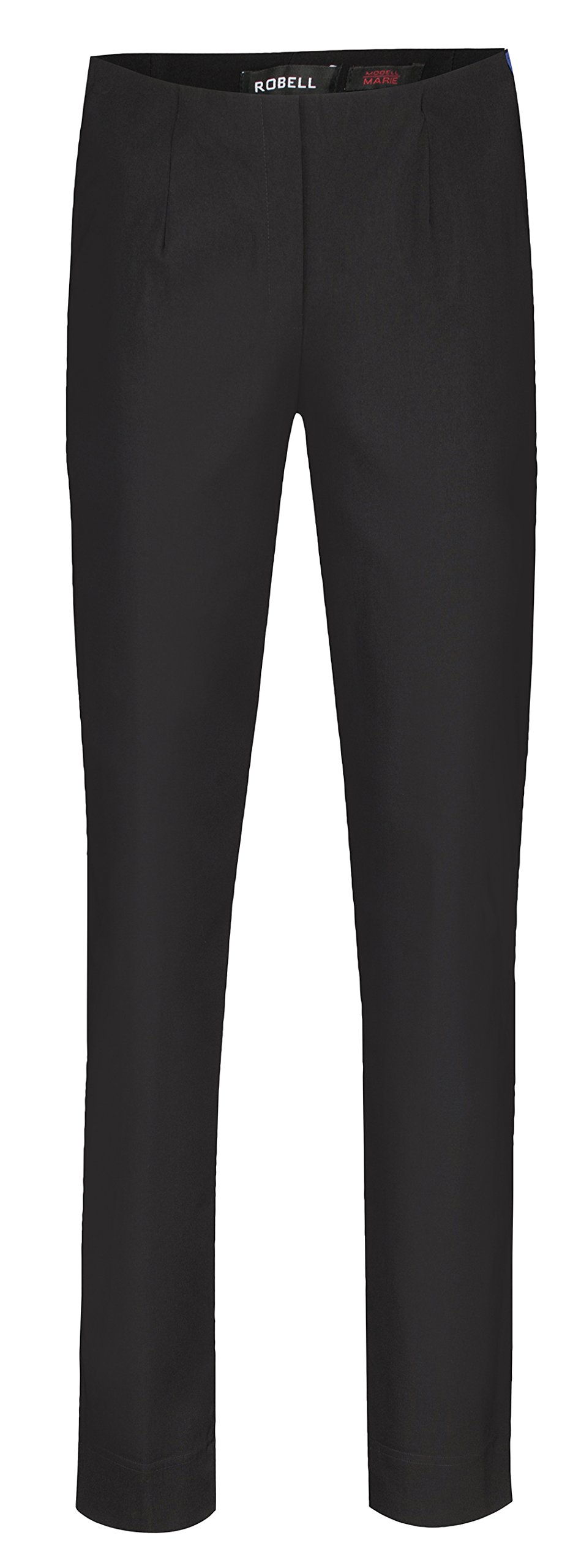 Robell Damen Slim Arbeitshose-Stretchhose, Black, Gr.- 42