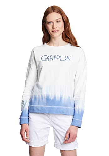 Cartoon Damen 2469/7327 Sweatshirt, Cream/Blue, 44