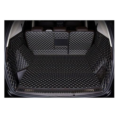 Kofferraum Schutzmatte Custom Kofferraum Matte Für Skoda Für Enyaq Für Coupe IV 2021 2022 2023 Auto Cargo-Liner Auto Boot Teppich Fußmatten Kofferraum (Farbe : Schwarzbeige)