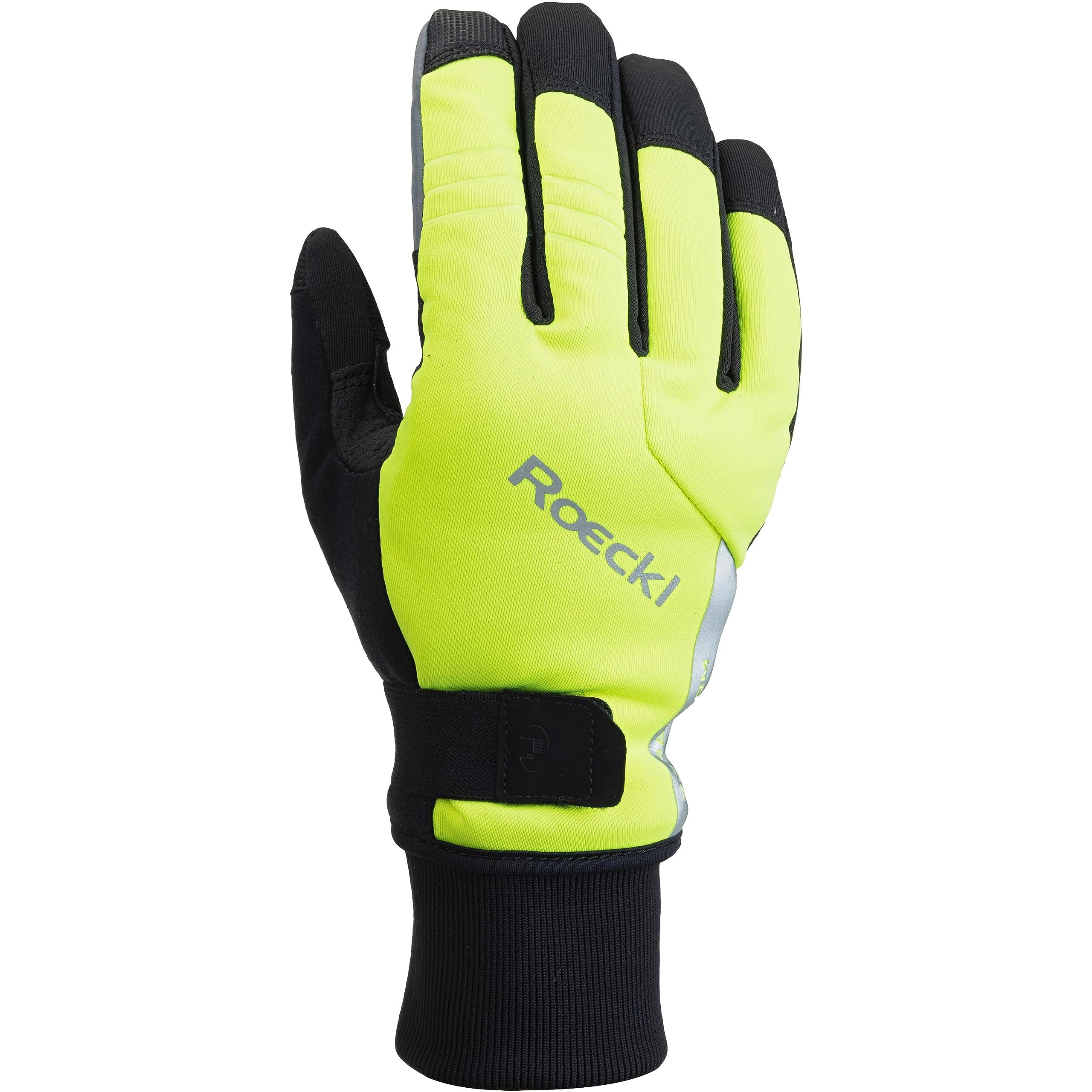 Roeckl Villach 2 Winter Fahrrad Handschuhe lang Fluo gelb 2023: Größe: 9