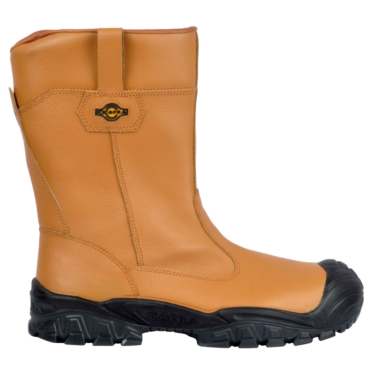 Cofra NT250-000.W43 NEW CASTLE UK S3 CI SRC Sicherheitsstiefel, Hellbraun/Beige, Größe 43