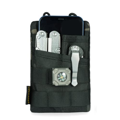 VIPERADE VE3 Pocket Organizer Tool Organizer für Männer, Nylon Pocket Organizer Aufbewahrungs EDC Ausrüstung,, organisiert zu bleiben, Taschenlampe, taktischer Stift