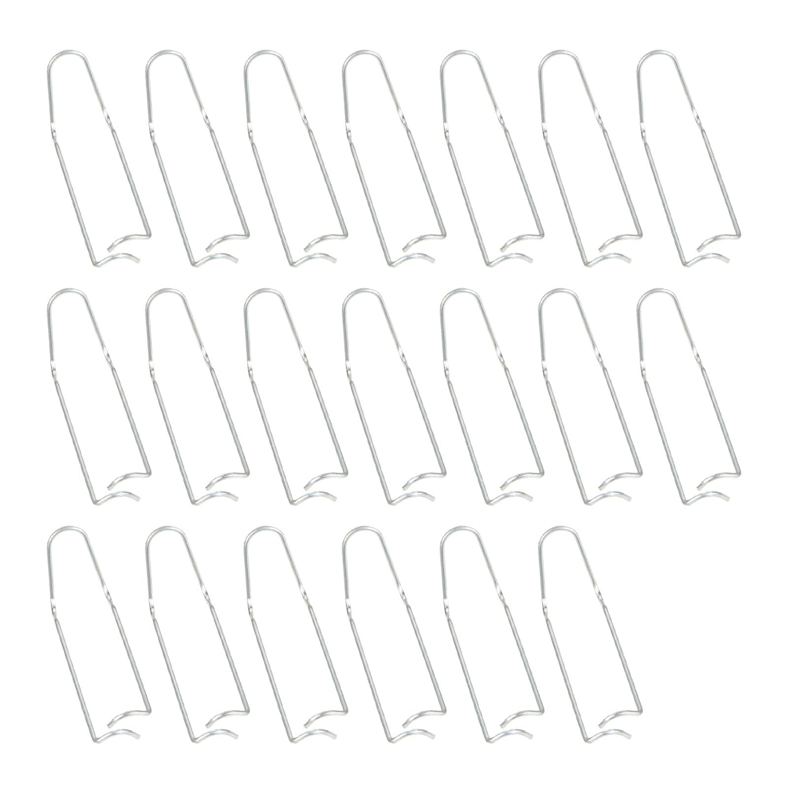 Pflanzenspalier Verbindungsschnallen 20PCS Verzinktem Silber Anlage Verbindungsschnallen Eisen Anlage Pfropfen Stakes Stecker Clip for Garten Kindergarten Topfpflanze(C)