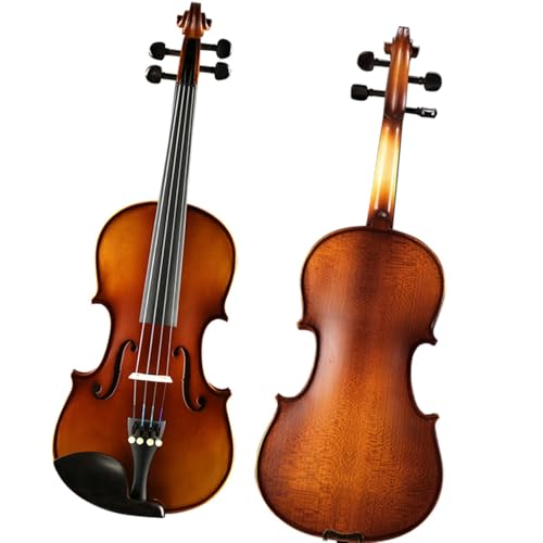 Standard Violine Holzvioline Anfänger Handgefertigt Professionelles Erwachsenenorchester Prüfungs-Soloinstrument(1/16)