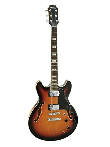 Dimavery 26216012 Jazz Gitarre Sunburst