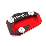 BOEYDSE88 Motorrad-Seitenständerpolster Für Y&AMAHA T-MAX TMAX 530 560 SX DX TMAX530 TMAX560 2017-2022 Motorrad Kickstand Fuß Seite Stehen Verlängerung Pad Unterstützung Platte(TMAX530-1)