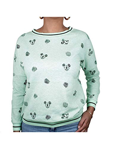 cotton division Disney - Sweat Crayon Mickey Girl - Green (S)