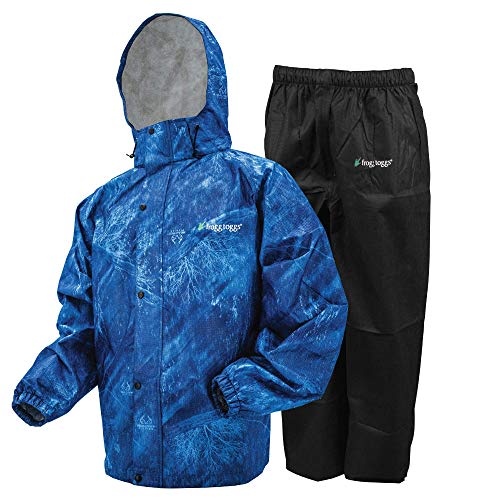 frogg toggs All Sport Regenanzug, Realtree Angeln, Herren, All-Sport Rain Suit, Realtree Fishing Black, X-Large