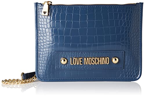 Love Moschino Damen Jc4433pp0fks0750 Umhängetasche, blau, Einheitsgröße