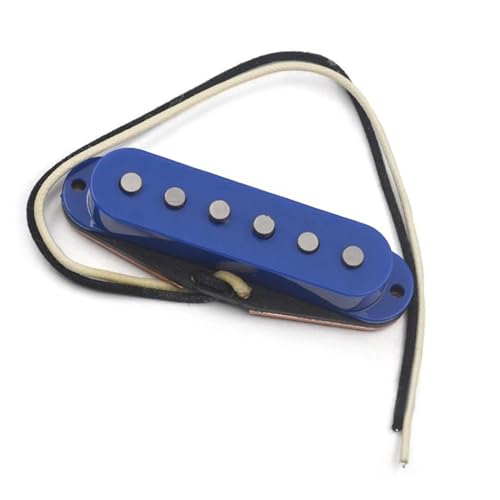 Gitarren-Steg-Tonabnehmer, Steg-Tonabnehmer-Sound Mit Staffelstab, Schwarzer Basismagnet Für E-Gitarre e gitarren tonabnehmer (Color : Deep-blue cover)