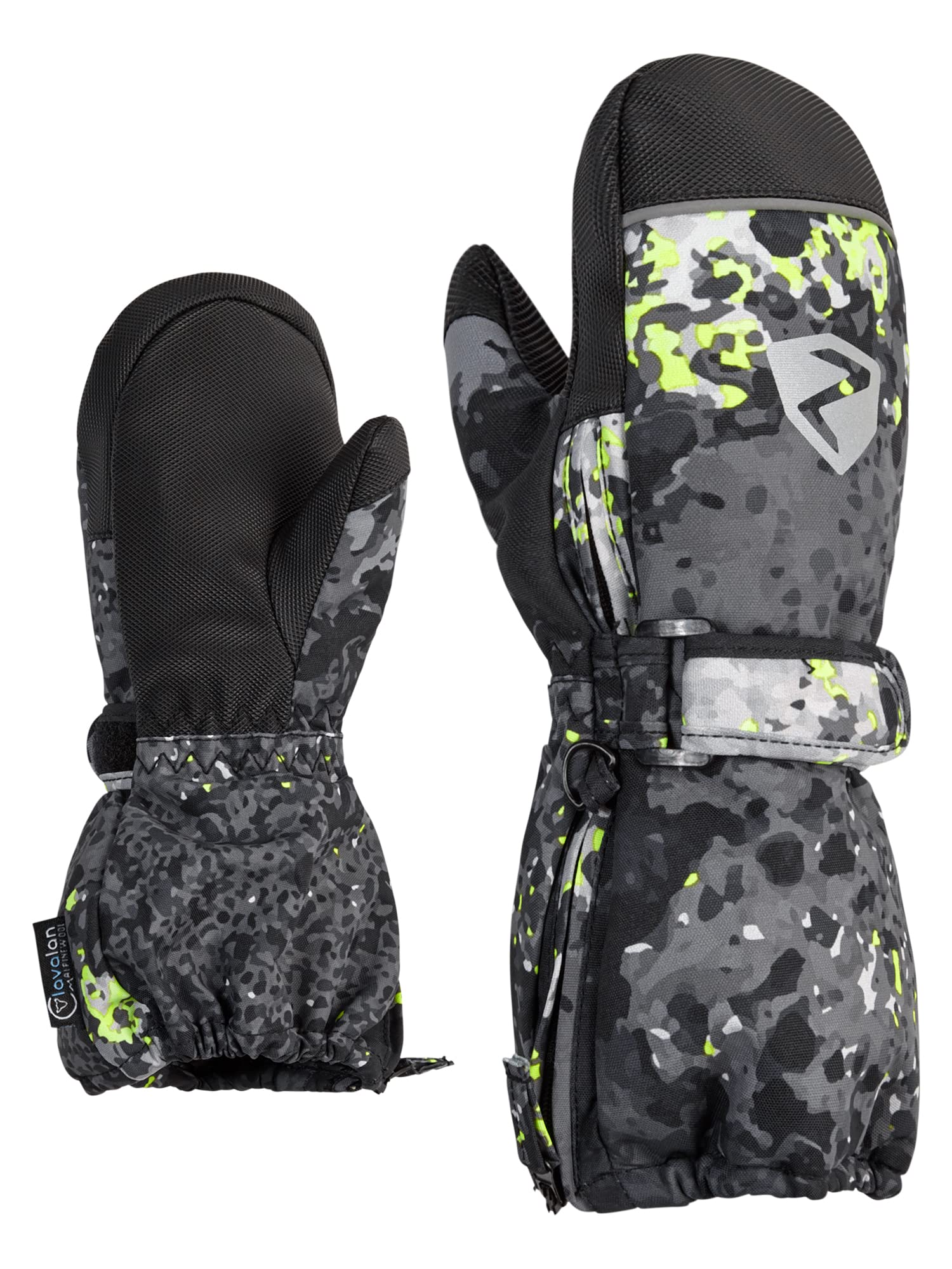 Ziener Unisex Baby LANUP Ski-Handschuhe/Wintersport | wasserdicht, extra warm, Wolle, Galaxy Print, 104