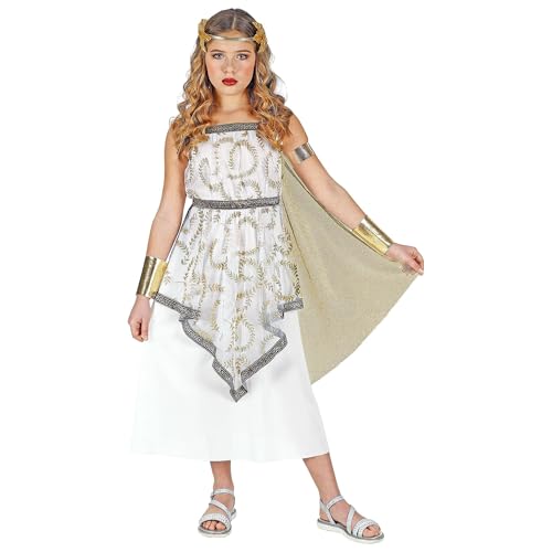 "GREEK GODDESS" (toga dress, bracelets, laurel wreath) - (116 cm / 4-5 Years)