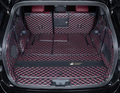 Auto Kofferraumwanne Kompatibel Mit Toyota Für Highlander 5 Sitze 7 Sitze Kofferraummatte Auto Vollständig Abgedeckt Schwarz Beige Braun Anti-Schmutz-Schutzschale Cargo Liner(Color:9)