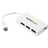 ST HB30C3A1CFBW - USB 3.0, 4 Port USB-C Hub, 3x USB-A 1x USB-C, weiß