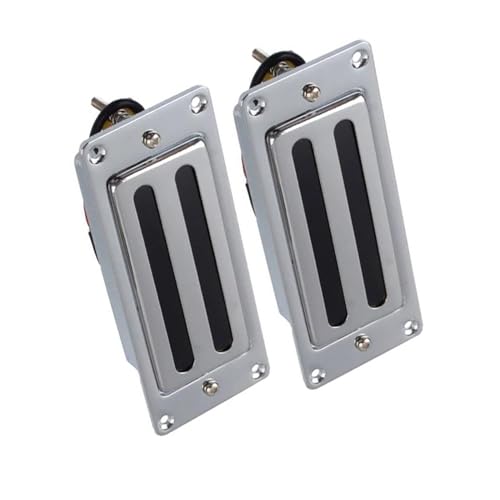 Two Line Mini Chrome Open E-Gitarre Humbucker Pickup Gitarre Ersatzteile Single-Coil-Tonabnehmer