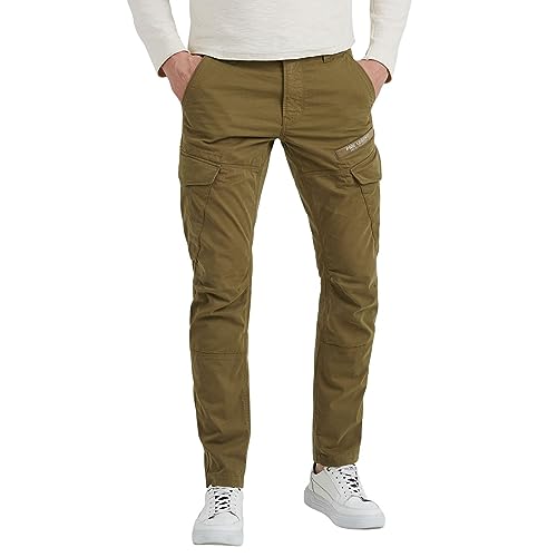 PME Legend Herren Cargohose NORDROP - Tapered Fit - Braun - Brownn W28-W40, Größe:35W / 32L, Farbvariante:Brown 8035