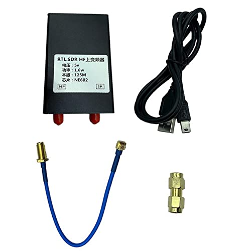 Uikdjgu RTL-SDR HF Upconverter NE602 125MHZ 1,6W 150K-30MHZ HF Upconverter für RTL2383U RTL-SDR Receiver mit Verbindungskabel