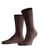 FALKE City Herren Socken Bristol Pure 3er Pack, Größe:39-40, Farbe:Nutmeg Melange (5410)