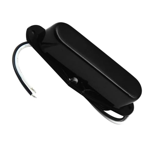 1pc Single Coil Pickup Hals Gitarre Pickup Fit E-GitarreGold/Schwarz Farben e gitarren tonabnehmer (Color : Black)