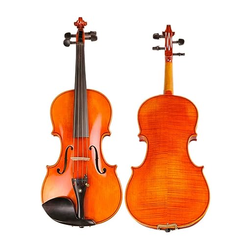 Hochwertige Gemusterte Violine, Goldene Farbe, Ebenholzzubehör, Hochwertiger Violinkoffer Für 4/4 Violine