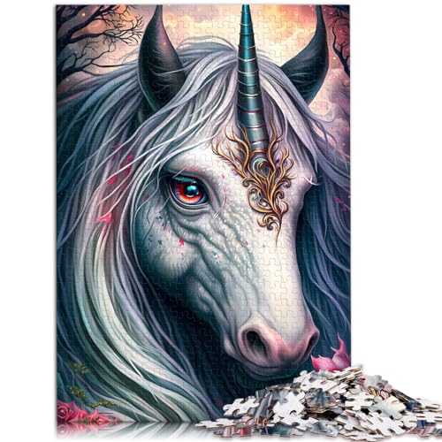 Puzzle-Spiele Einhorn-Fantasie für Erwachsene 1000 Teile Puzzle Geschenke Holz Puzzle Spielzeug Puzzles Lernspiele Stressabbau Puzzles 1000 Stück (50x75cm)