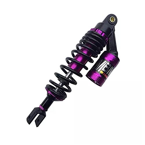 Skdvy Motorrad Hinterer Stoßdämpfer Universal 320mm Motorrad Air Stoßdämpfer Hinterradaufhängung Motorroller(Purple)