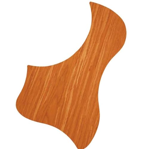 Schlagbrett für Akustikgitarre 1pc Akustische Gitarre Schlagbrett Anti-Scratch Schutz Platte Holzmaserung Selbstklebende Pick Guard Aufkleber Gitarre Zubehör (Color : Light color)