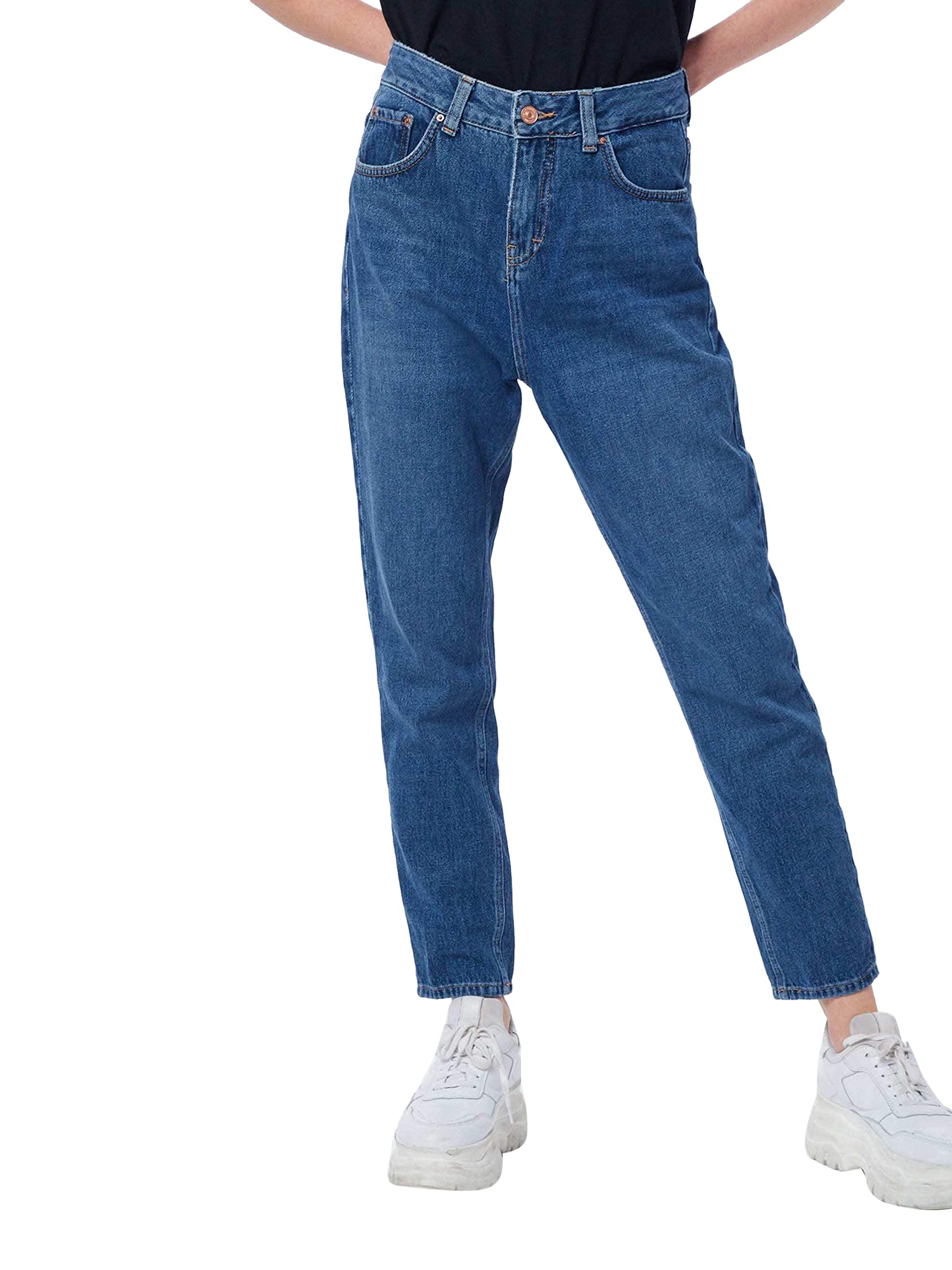 LTB Jeans Damen Lavina Straight Jeans, Blau (Saad Wash 51411), W29/L30 (Herstellergröße: 29)