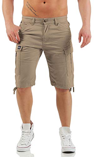 Big Seven Brian Cargo Shorts Comfort Herren, Hosengröße:W46, Farbe:Beige (Moon Rock)