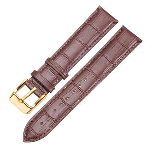 SpaRcz Armband aus echtem Leder, verlängertes Armband, dickes Ersatzarmband, 18-24mm, Farbe 5, 21mm