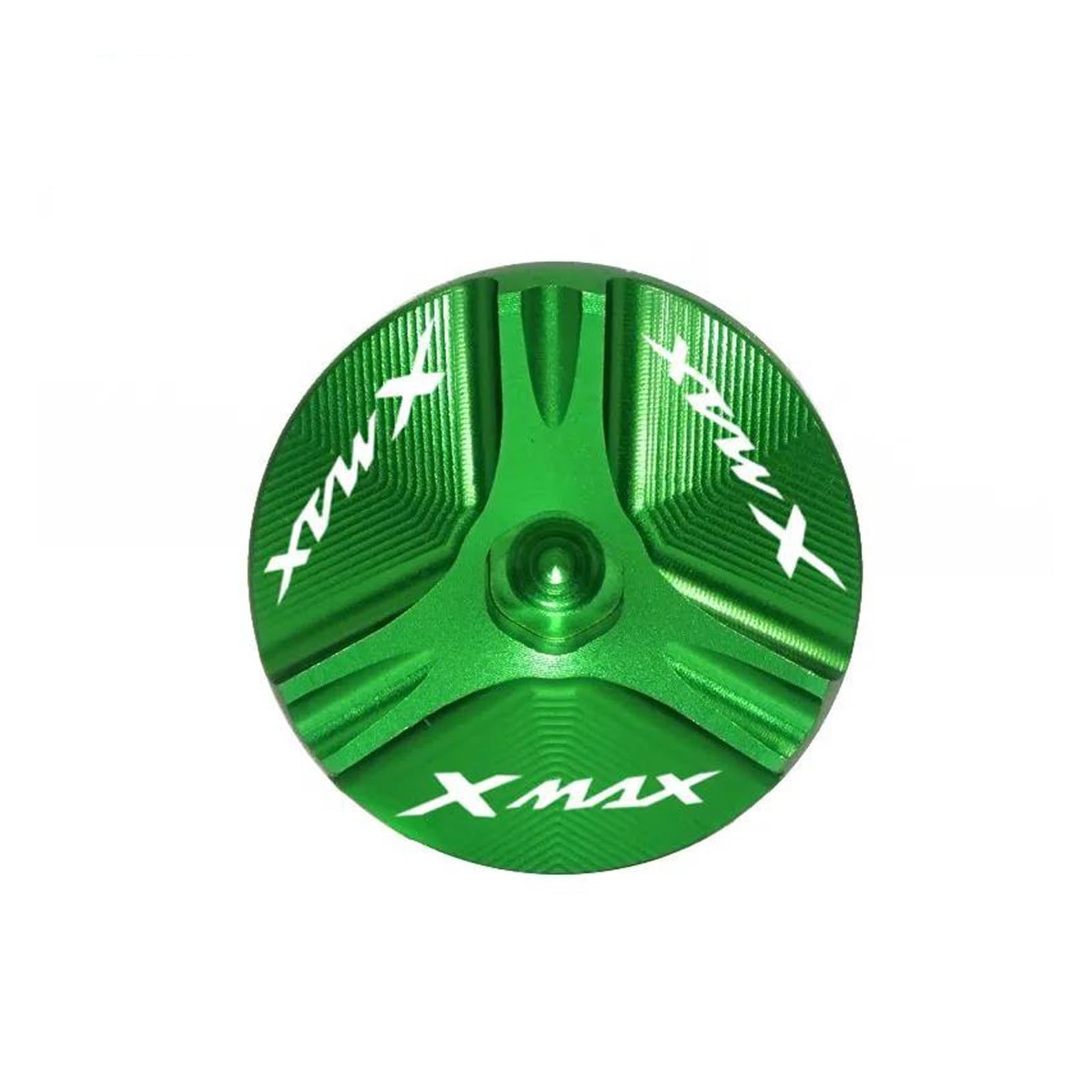 Für LOGO "XMAX" Motorrad CNC Aluminium Motor Öl Füllstoff Kappe Stecker Schraube Abdeckung Für Yamaha Für XMAX 300 Für X-MAX 250 Tankstecker (Farbe : Grün)