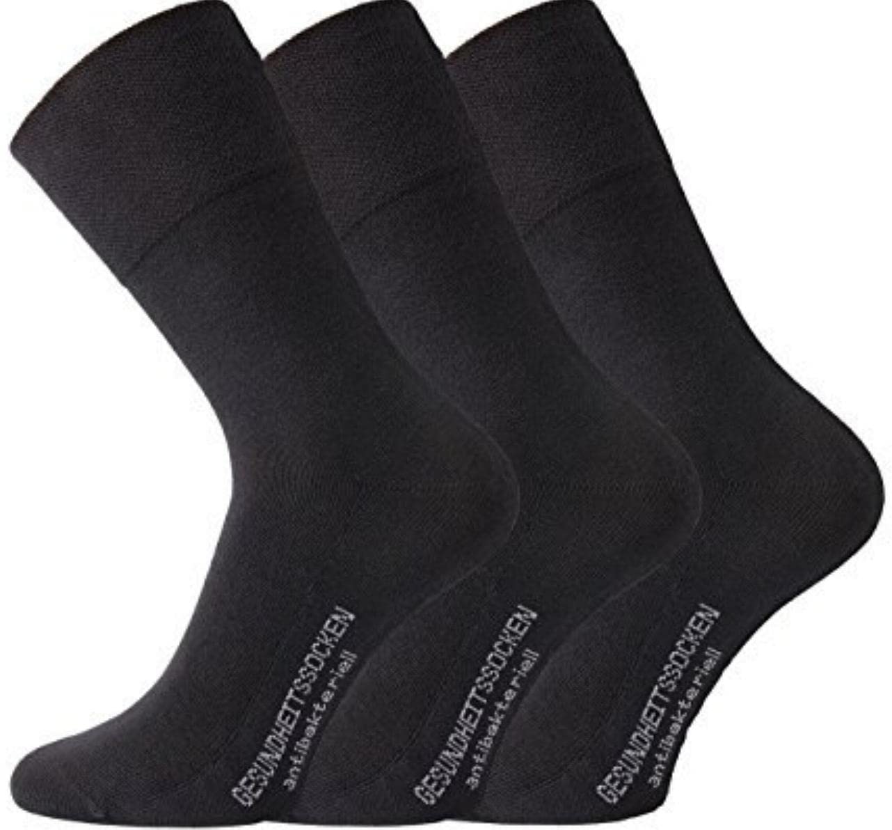 TippTexx24 6 unisex Paar Socken gegen unangenehme Gerüche mit ANTI-LOCH-Garantie, Geruchsvernichter (DE/NL/SE/PL, Numerisch, 47, 50, Regular, Regular, Schwarz)