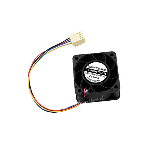 Fan-4020-PWM-5V für Jetson Nano Entwickler-Kit und B01 Version, Spezifischer DC 5 V Kühlventilator, bürstenloser Lüfter, PWM-Geschwindigkeitseinstellung, starke Kühlluft 40 mm × 40 mm × 20 mm