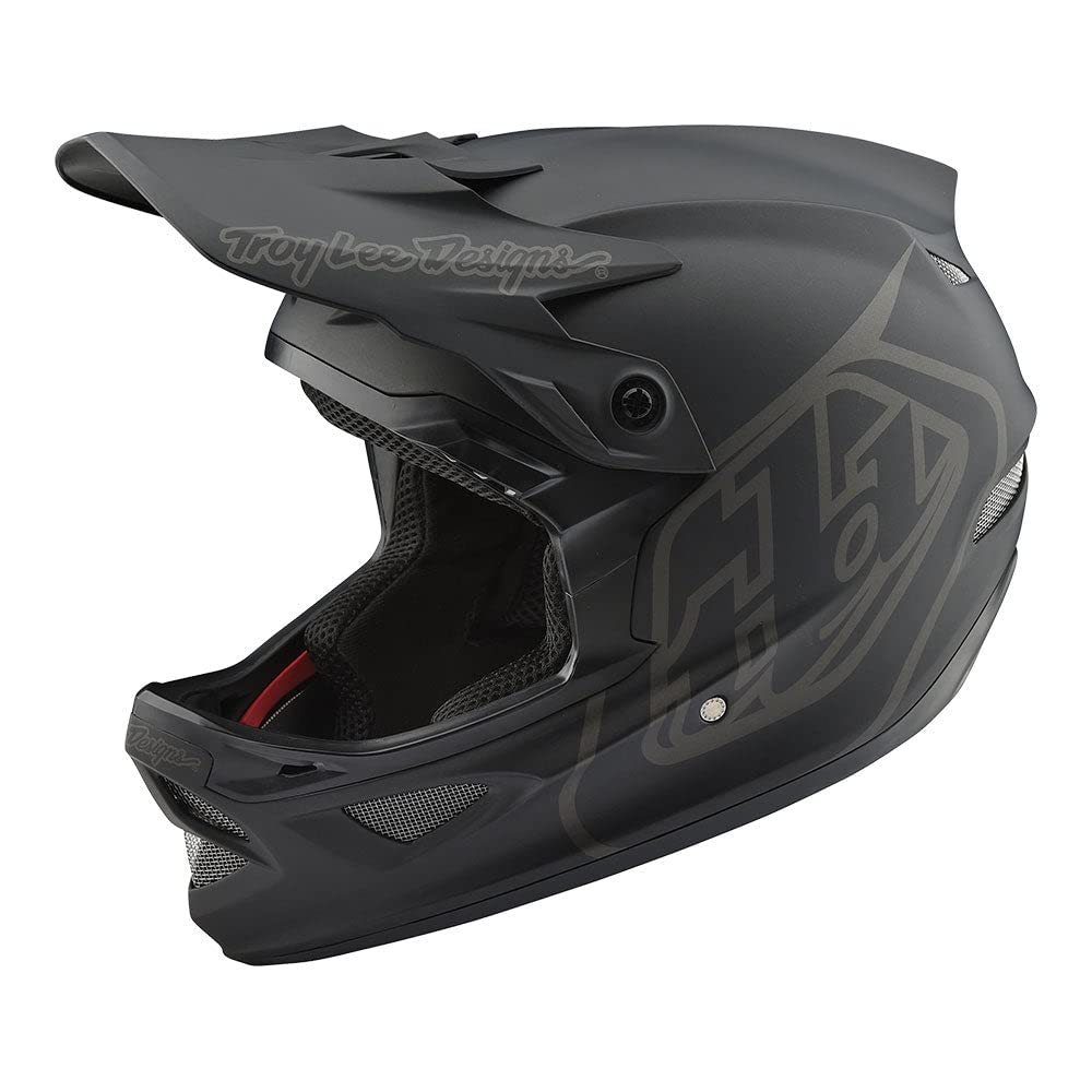 Troy Lee Designs Downhill MTB-Helm D3 Fiberlite Schwarz Gr. L