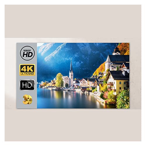 Reflektierende Projektor-Leinwand mit hoher Helligkeit, 60100130 Zoll, 16:9, Stoff-Stoff-Projektionsfläche for Heim-Beamer - Projektorleinwand(30 inch)