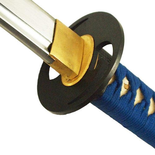 DerShogun Katana Samuraischwert 1045 Kohlenstoffstahl blau