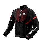 Motorradjacke Revit Hyperspeed 2 GT Air Men Jacket Sommerjacke, Schwarz Neon Rot, XXL