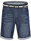 Jan Vanderstorm Herren Jeansbermuda Lenas blau L - 54