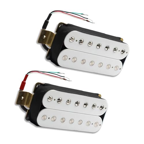 Gitarren-Tonabnehmer 7-Saiter E-Gitarre Humbucker Dual Coil E-Gitarre Pickup Coil Splitting Pickup N8.5K/B14K Ausgang Gitarre (Color : Neck and Bridge)