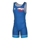 Kinder Wrestling Trikot Polska Prime, Leotard Singlet Vest Kids Bodysuit Atmungsaktiver Material, Ringer Trikot