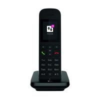 Telekom Sinus 12 in Schwarz Festnetz Telefon schnurlos, 5 cm Farbdisplay, beleuchtete Tastatur | Anschlussunabhängige Nutzung an Allen handelsüblichen Routern und Standardanschlüssen