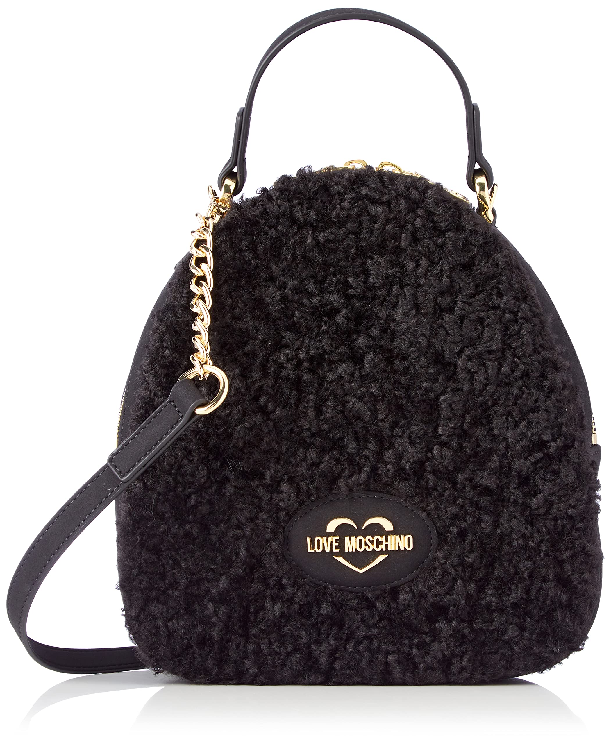 Love Moschino Damen Jc4385pp0fkn100a Handtasche, Schwarz, Einheitsgröße