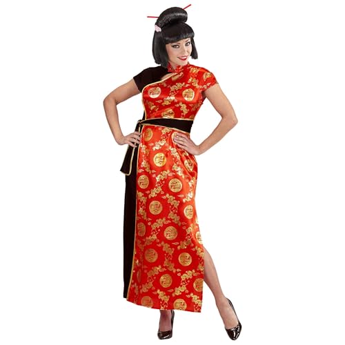 Widmann - Kostüm Chinesin, Kleid, Karneval, Mottoparty, Chinesenfasching